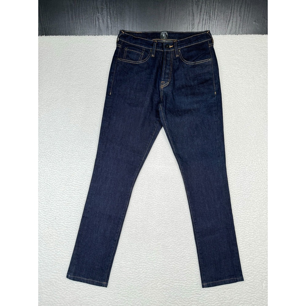 Prps Jeans Mens 30 Fits 28x28 Blue Denim Dark Wash Skinny High Rise Button Fly